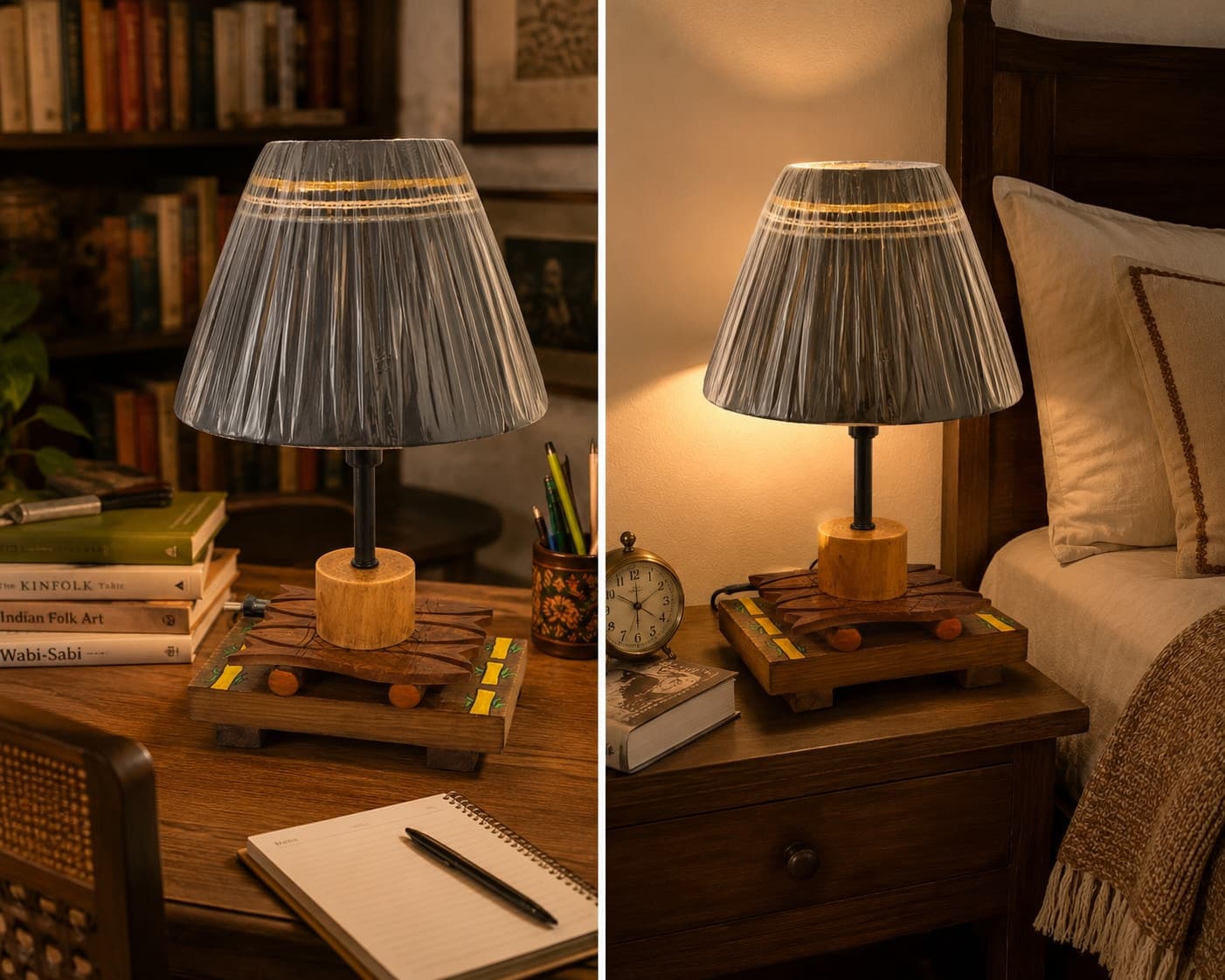 “Four Fish” Table Lamp
